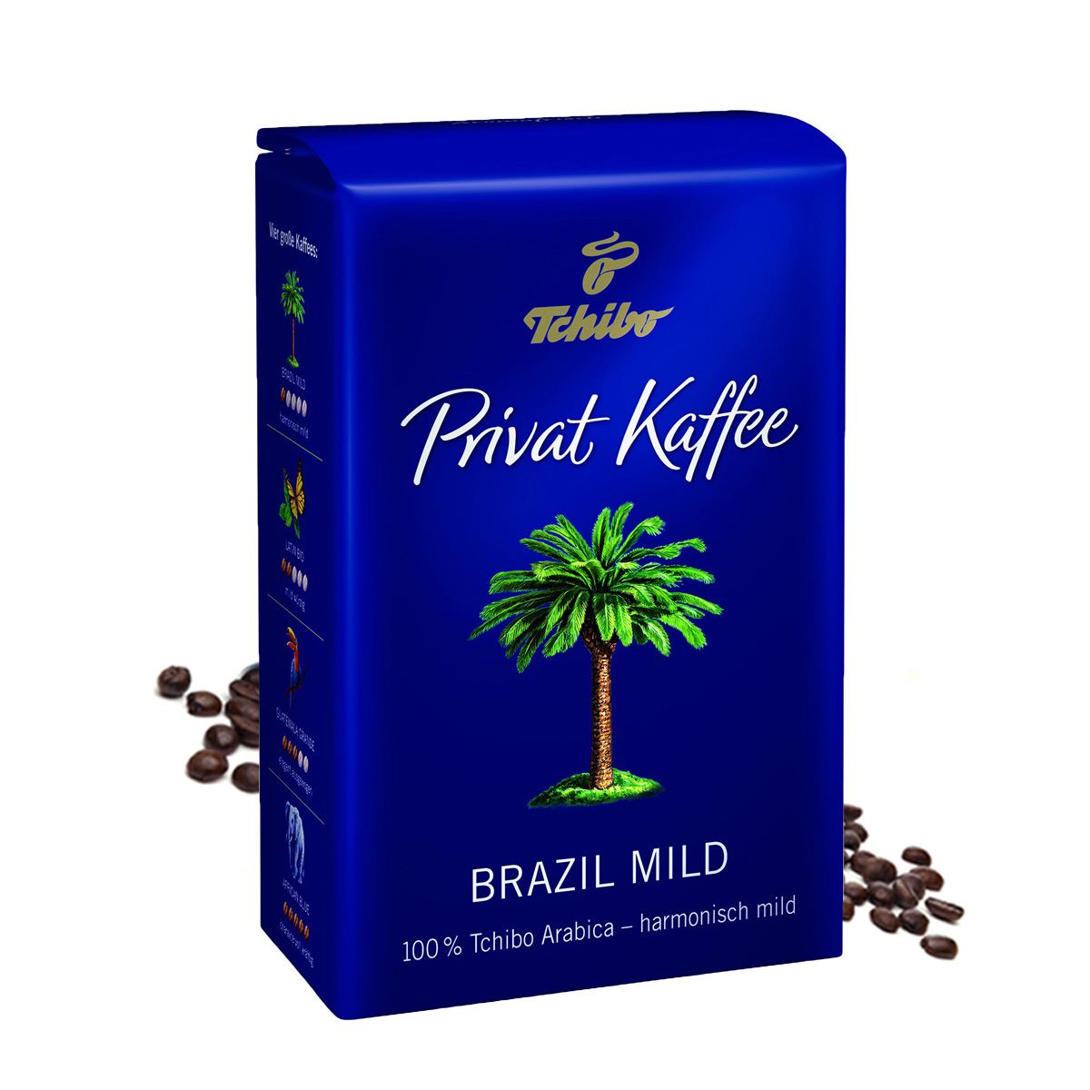 Tchibo Privat Kaffee Brazil Mild cafea boabe 500g