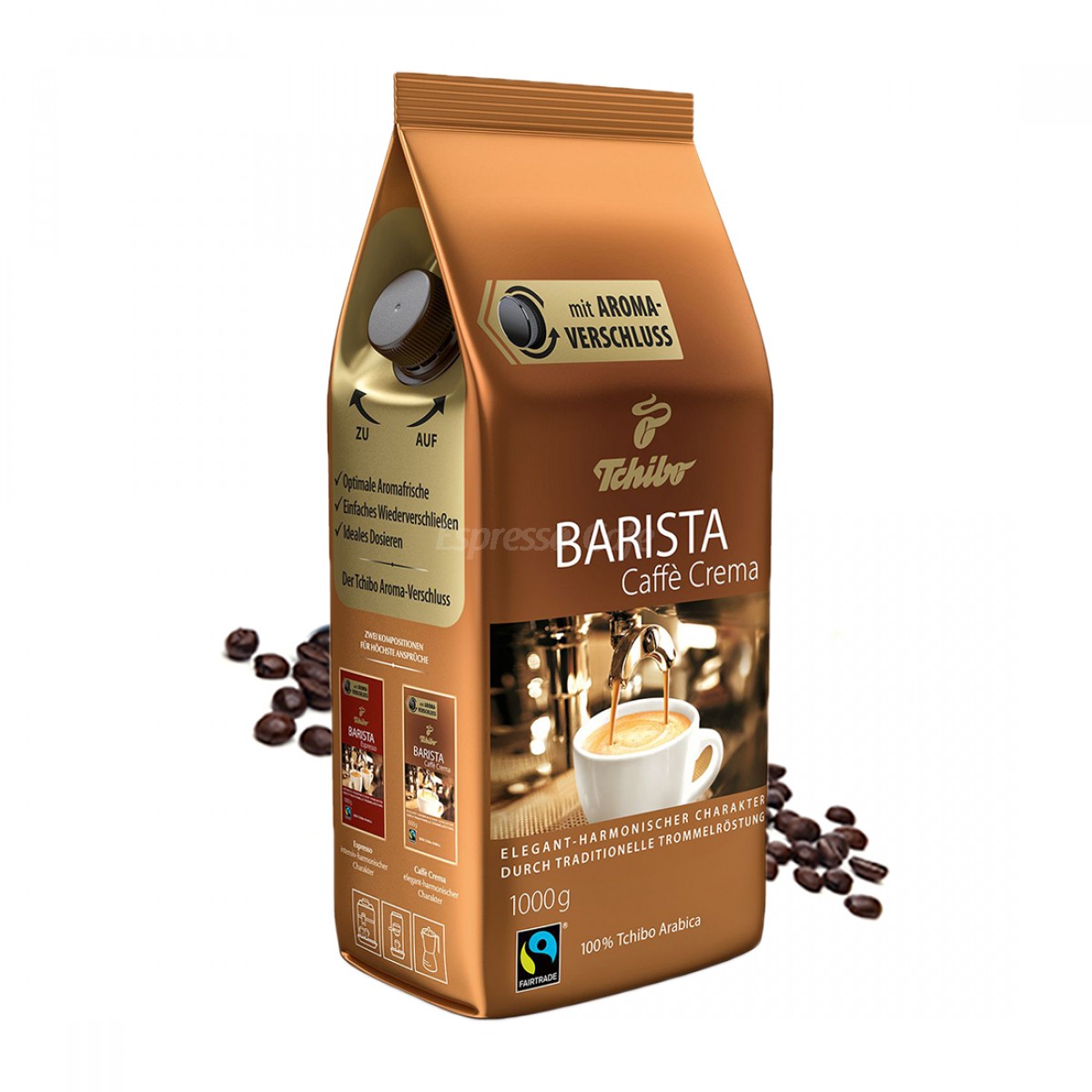 Tchibo Barista Caffe Crema cafea boabe 1kg