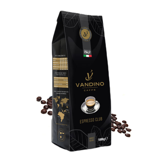 Vandino Espresso Club cafea boabe 1kg