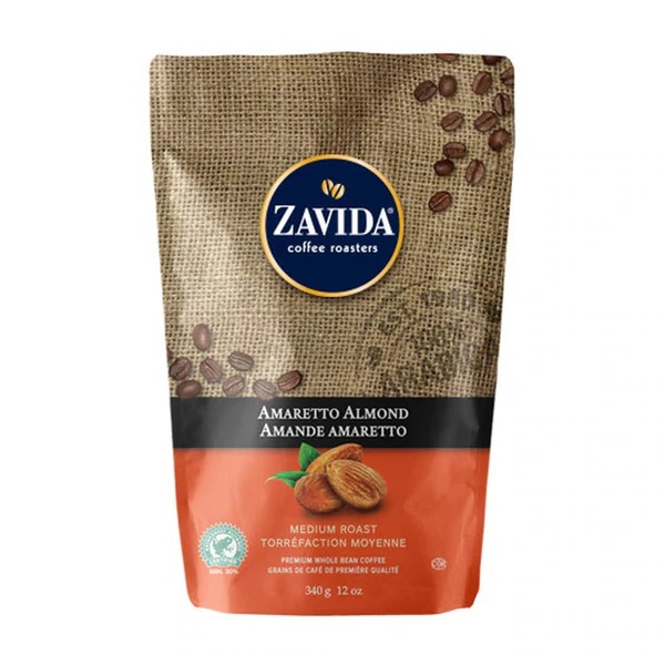 zavida amaretto almond cafea boabe cu aroma de amaretto 340g Cafea Boabe Vergnano Gran Aroma