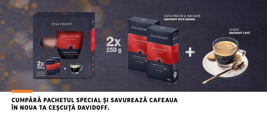 Noile pachete promotionale Davidoff