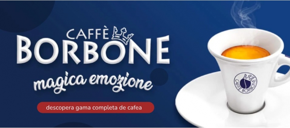 Descopera noua gama de cafea boabe si monodoze de la Borbone