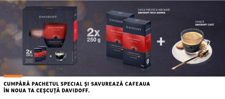 Davidoff Rich Aroma pachet special cu ceasca