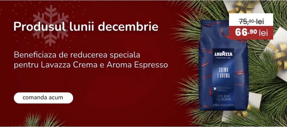 Produsul lunii decembrie Lavazza Crema e Aroma espresso profesionala